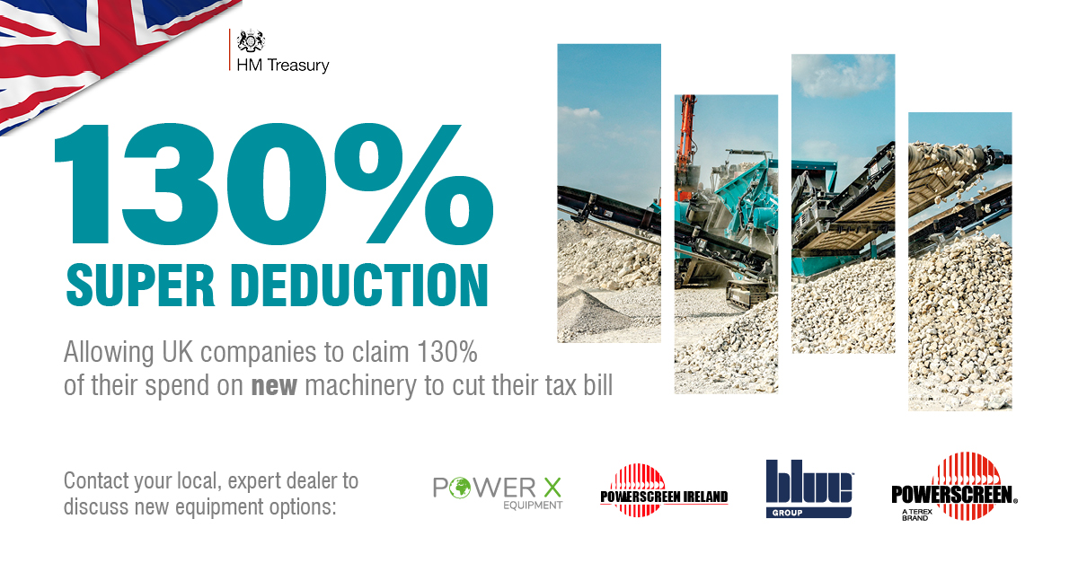 POwerscreen UK Super Deduction Tax 2021